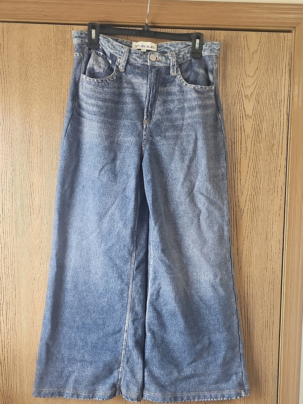 City Blues Jean Style Wide-leg Lounge Pants